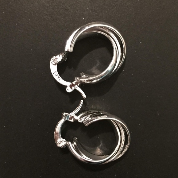 .925 silver loops - Picture 3 of 5